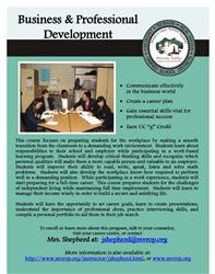 Business and Development Flier 